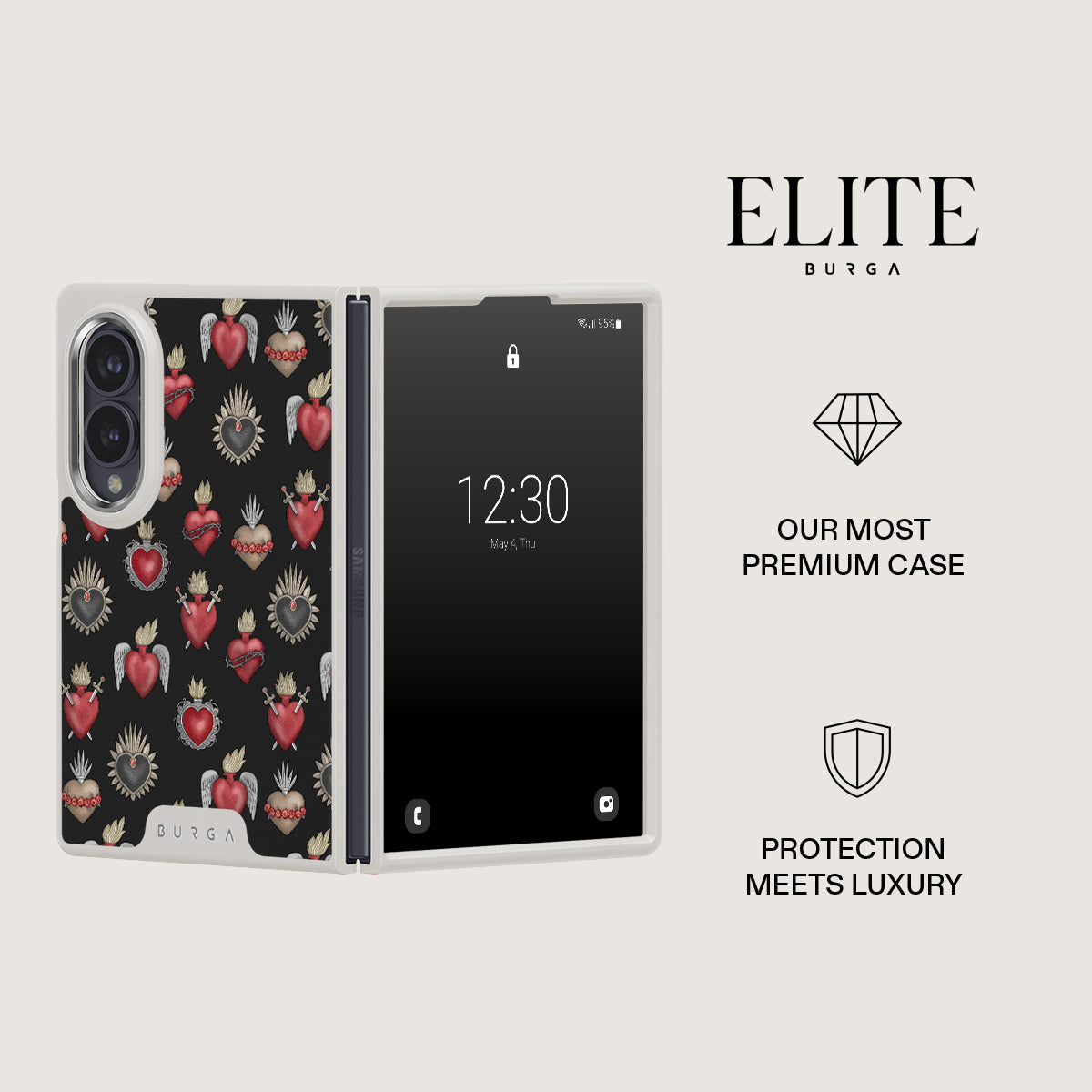 Sworn Hearts - Samsung Galaxy Z Fold 8 Case