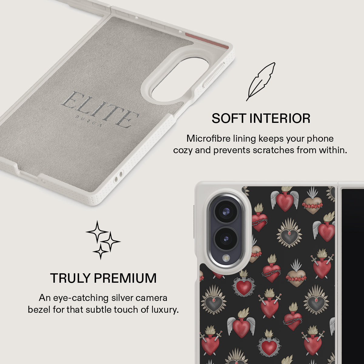 Sworn Hearts - Samsung Galaxy Z Fold 8 Case