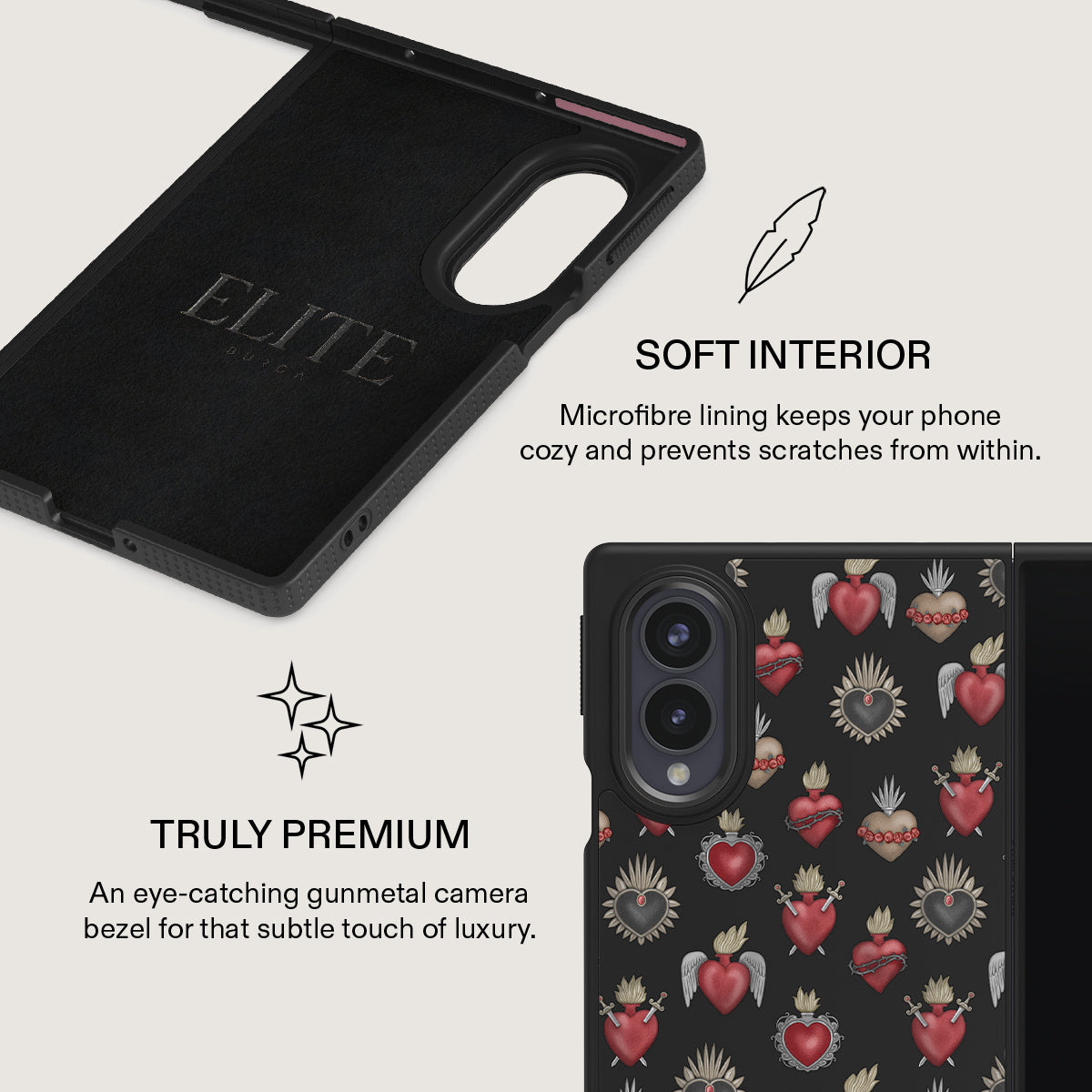 Sworn Hearts - Samsung Galaxy Z Fold 8 Case