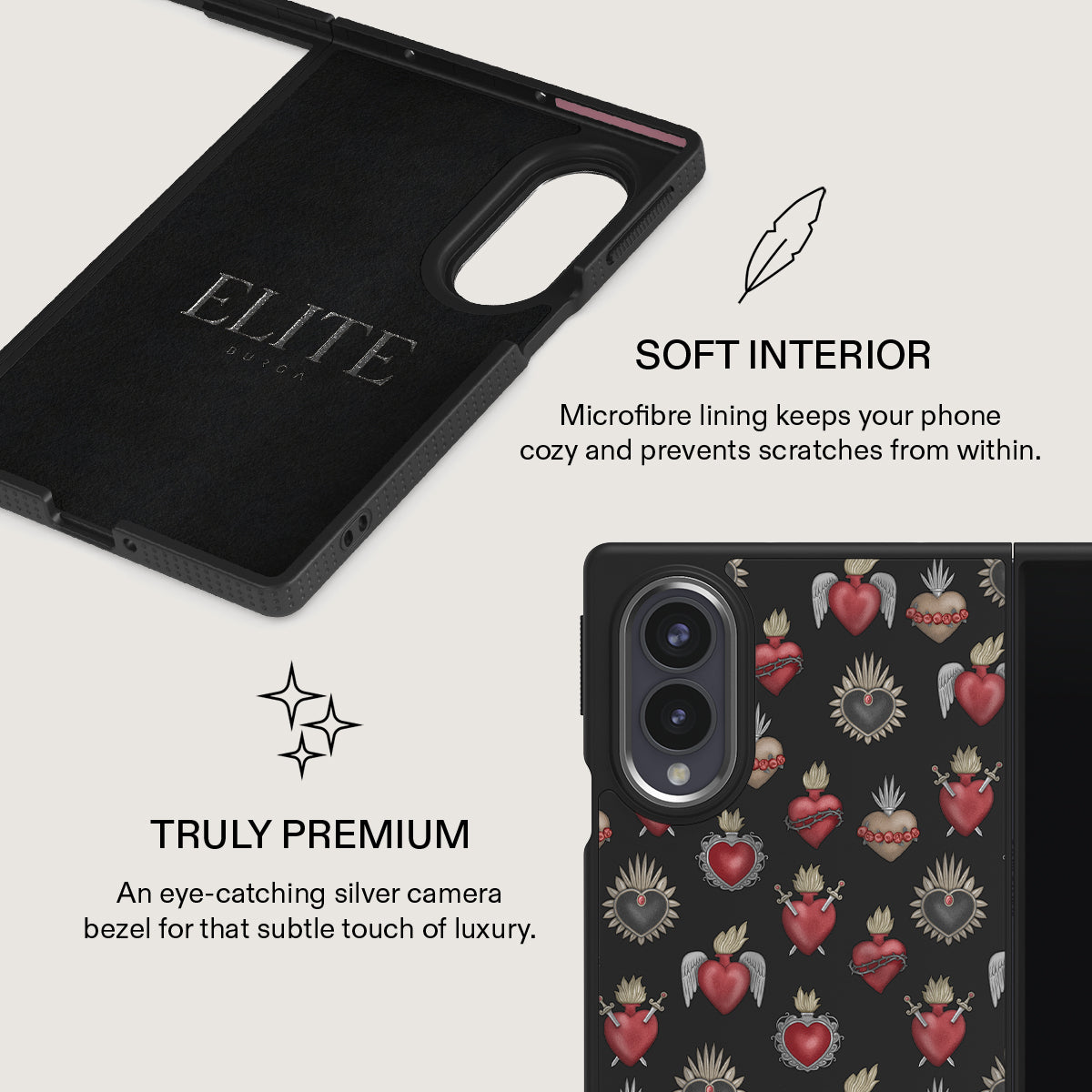 Sworn Hearts - Samsung Galaxy Z Fold 8 Case