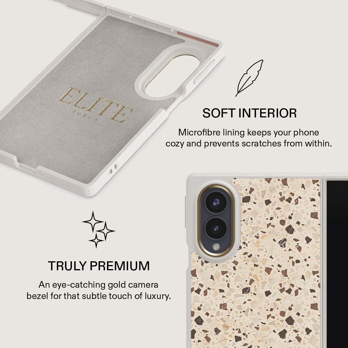 Distant Noise - Terazzo Samsung Galaxy Z Fold 8 Case