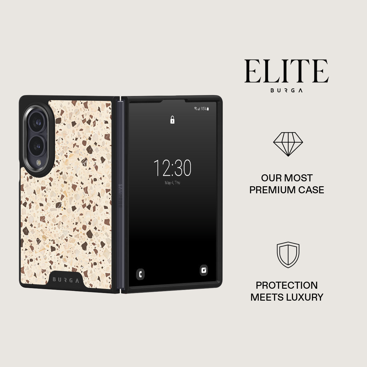 Distant Noise - Terazzo Samsung Galaxy Z Fold 8 Case