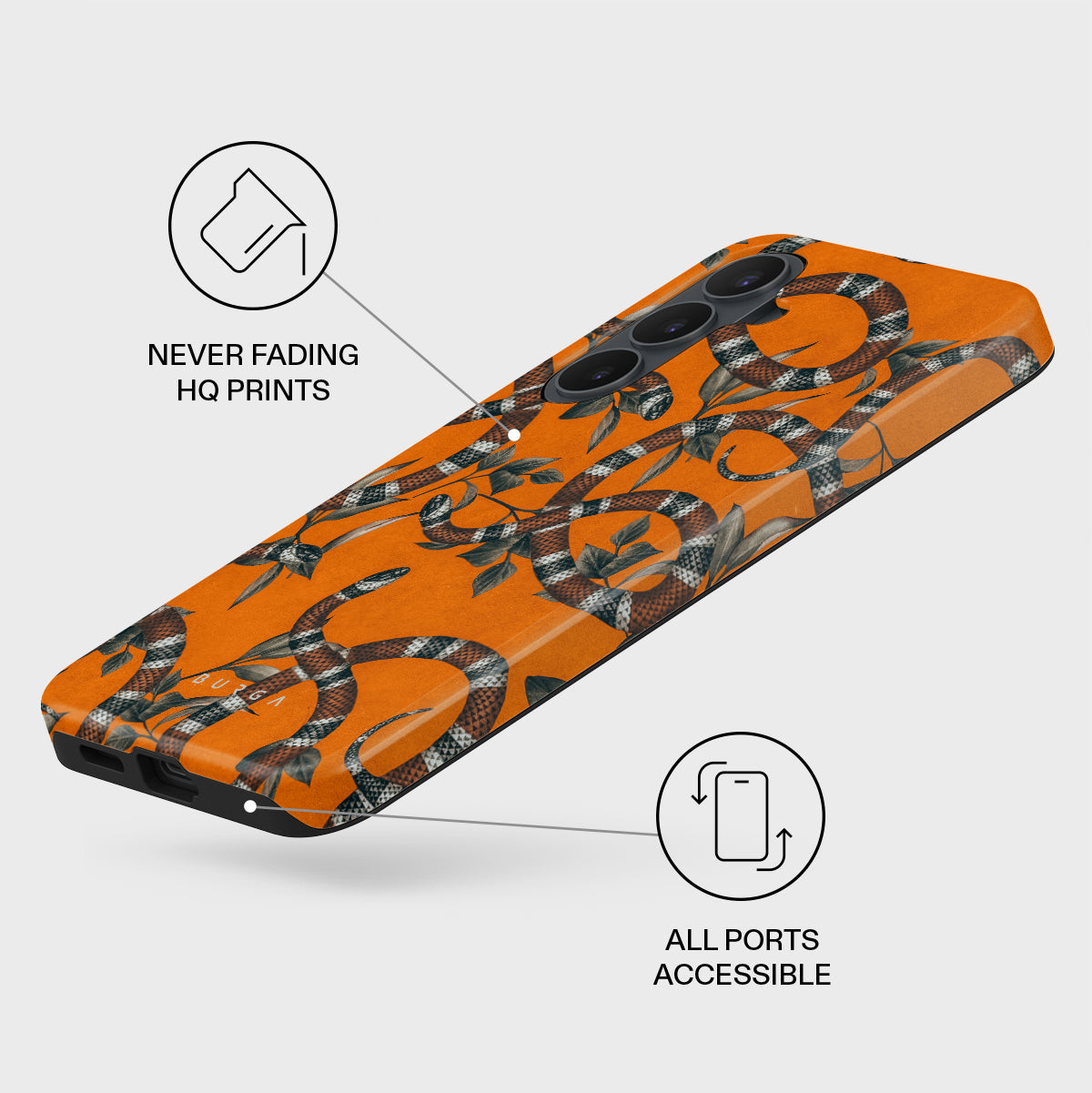 Bitter Apricot - Snake Samsung Galaxy S26 FE Case