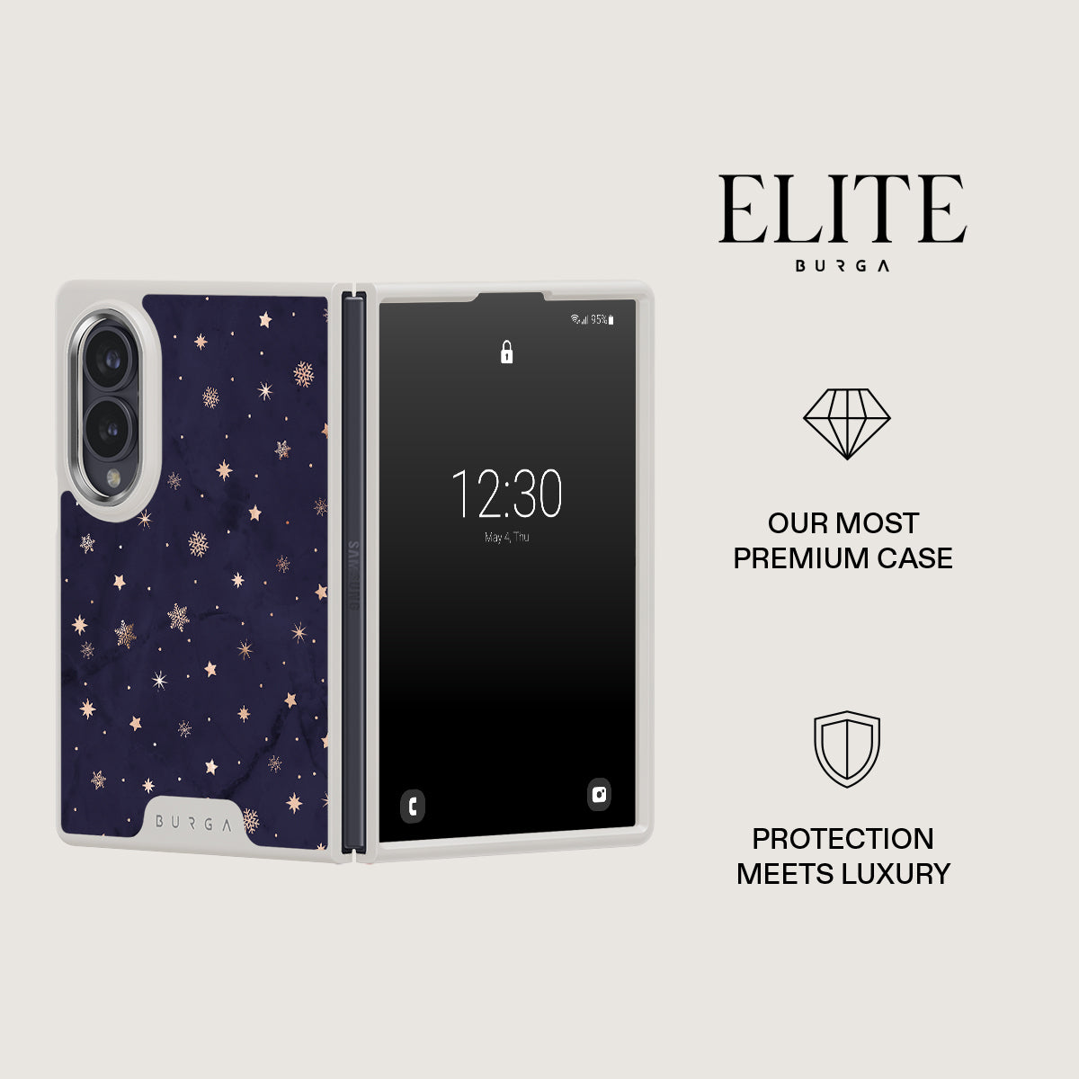 Midnight Kiss - Star Samsung Galaxy Z Fold 8 Case