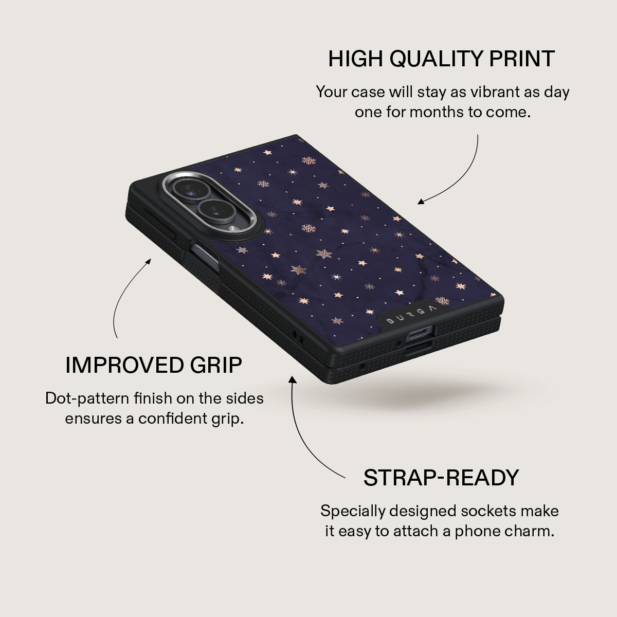 Midnight Kiss - Star Samsung Galaxy Z Fold 8 Case