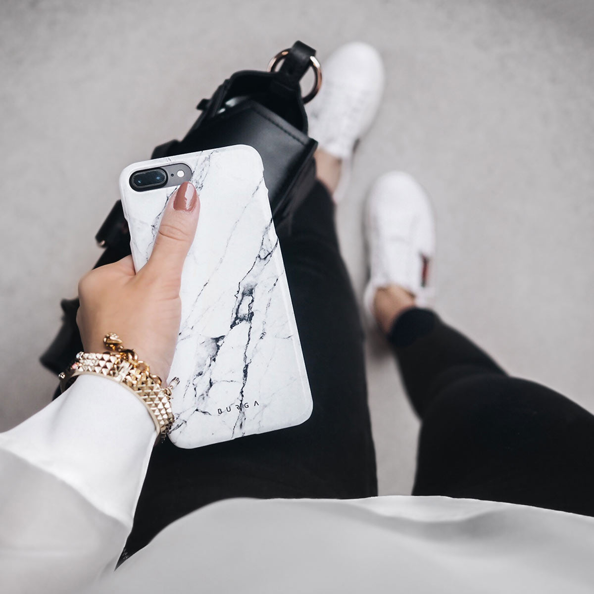 Satin White - Marble Xiaomi 17 Ultra Case