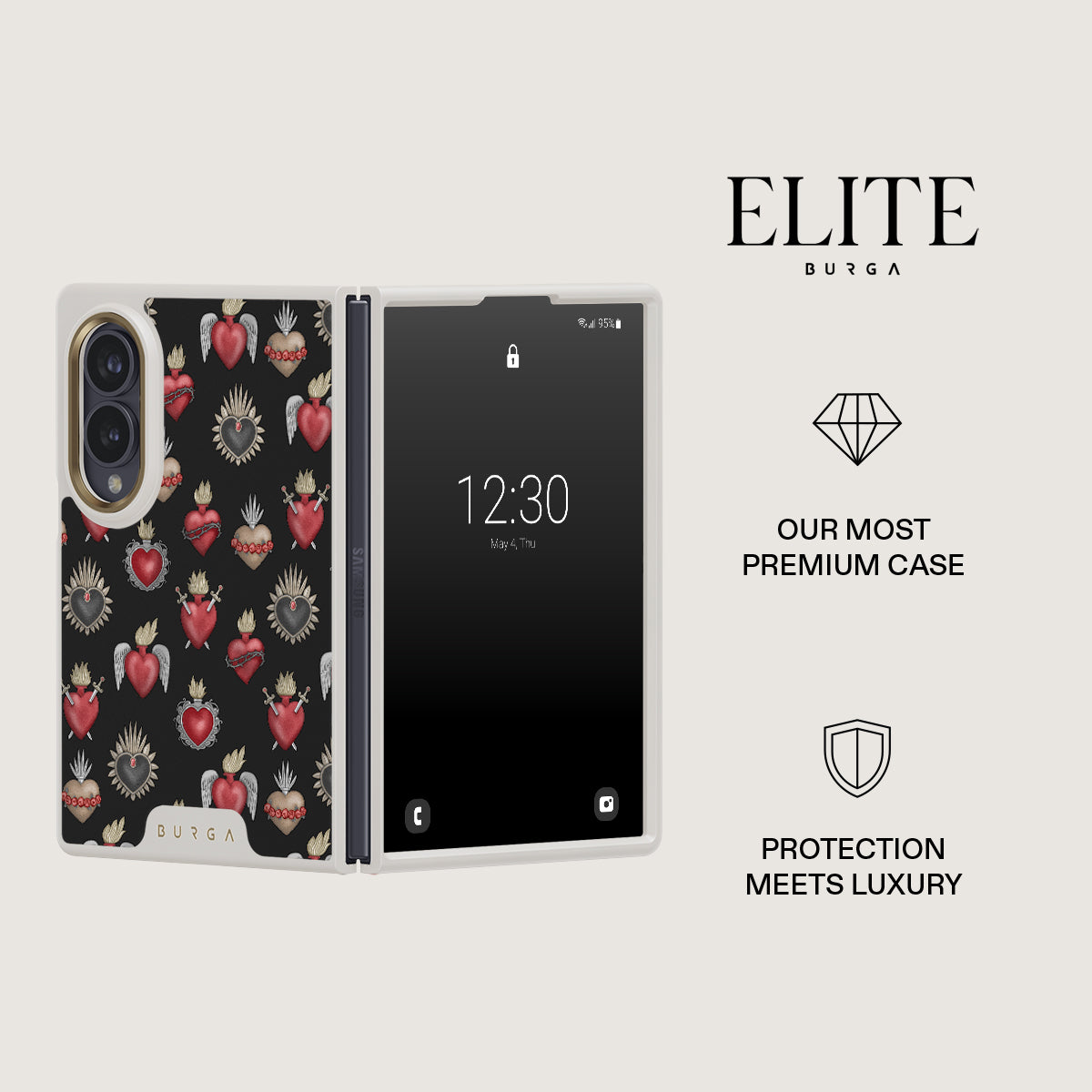 Sworn Hearts - Samsung Galaxy Z Fold 8 Case