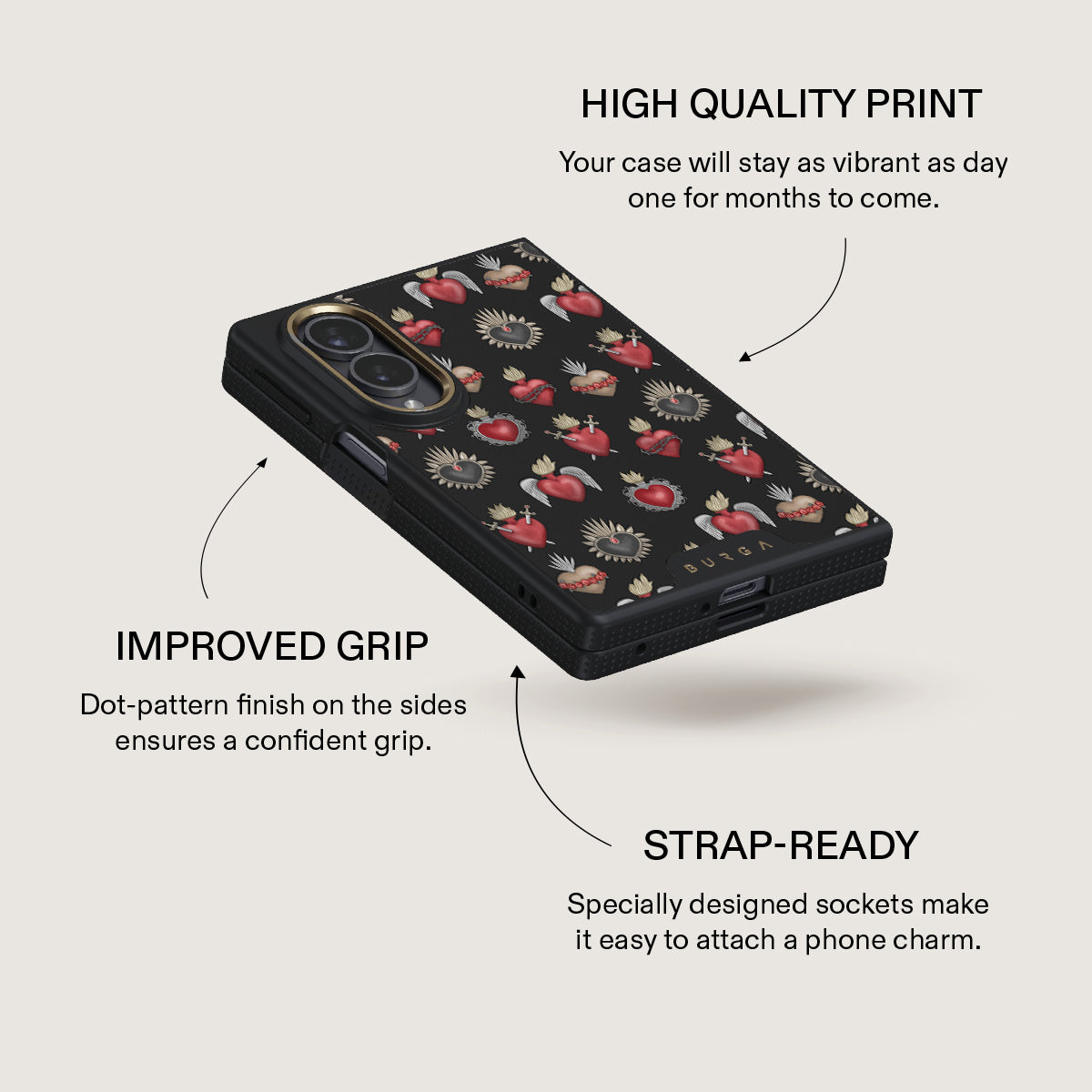 Sworn Hearts - Samsung Galaxy Z Fold 8 Case