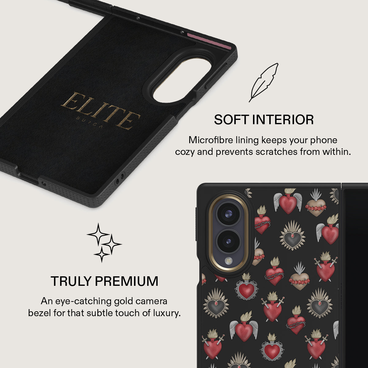 Sworn Hearts - Samsung Galaxy Z Fold 8 Case