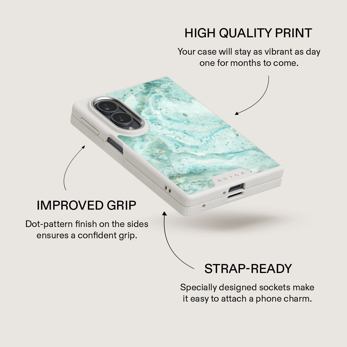 Uluwatu Waves - Teal Samsung Galaxy Z Fold 8 Case